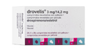 Drovelis 3 mg - 14,2 mg comprimidos recubiertos con películ